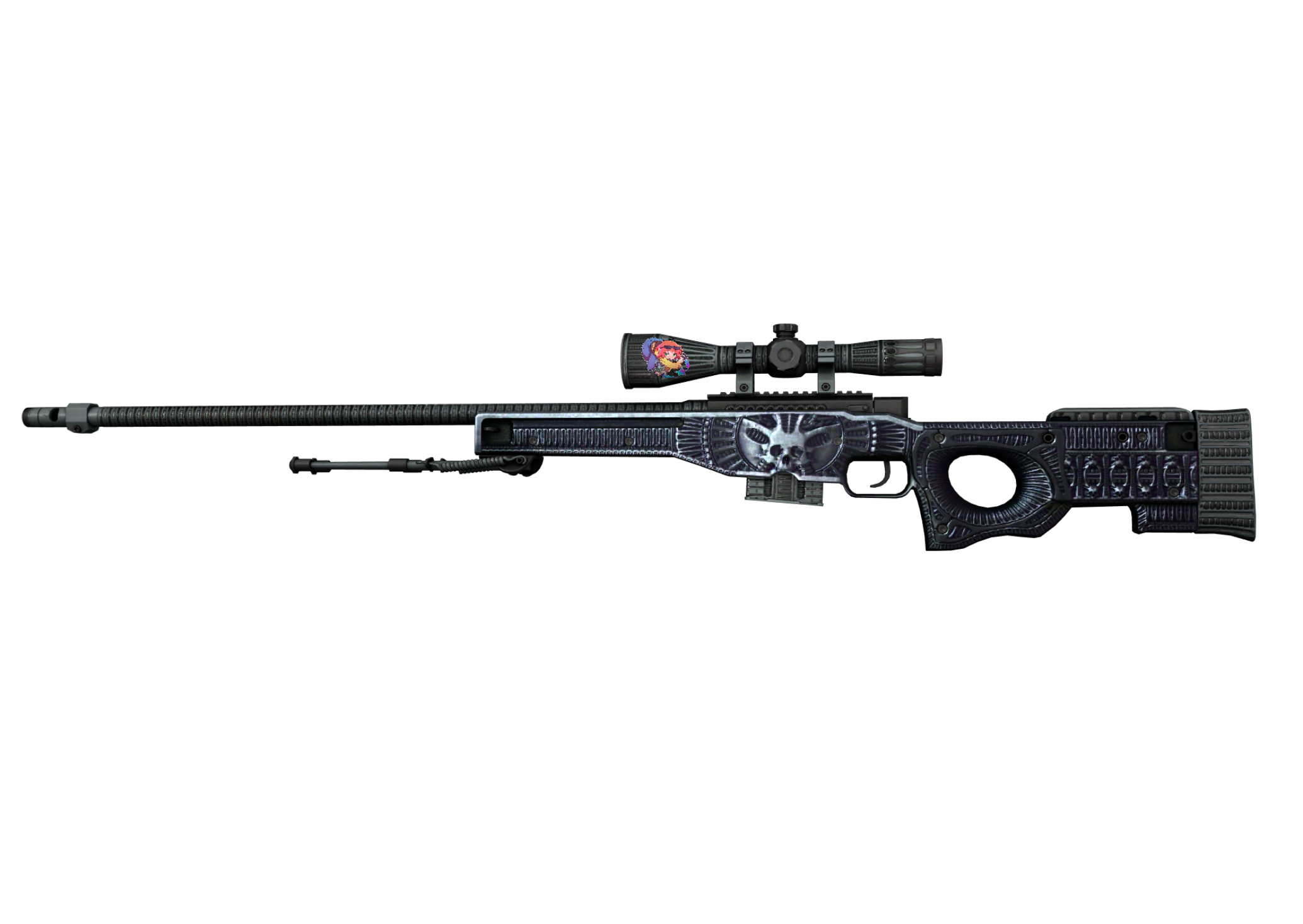 Awp exoskeleton with stickers фото 4